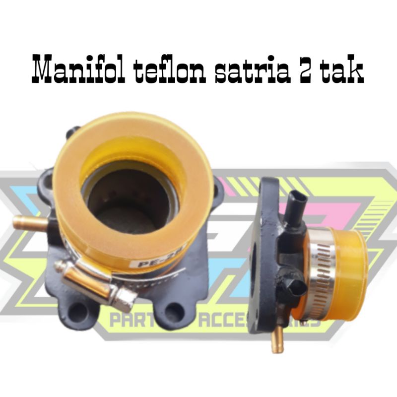 manifol teflon satria 2tak pe 28 30 32 manipol intek pwk teflon satria 2tak