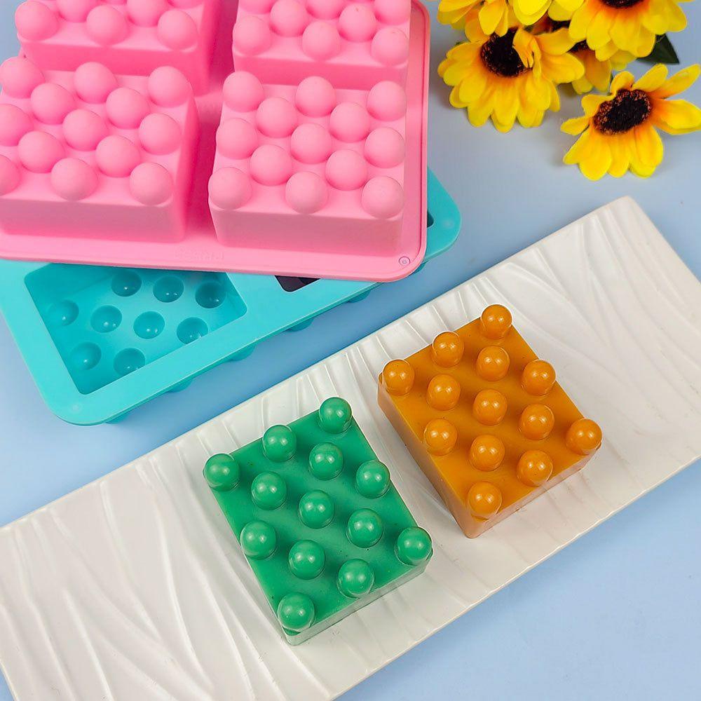 R-flower Cetakan Sabun Silikon Multi Fungsi Membuat Perlengkapan Kerajinan DIY 4rongga Handmade Soaps Supplies