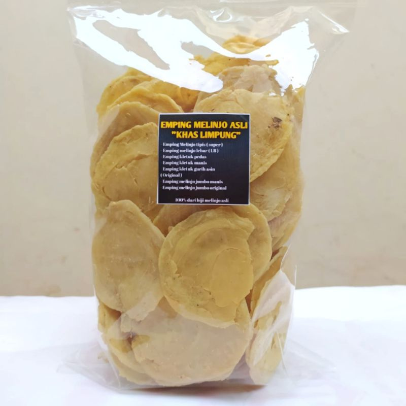 

Emping Melinjo Benggol rasa Manis 250gr