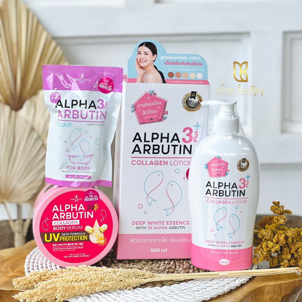 ALPHA ARBUTIN | Body lotion, Collagen Body Serum, sabun