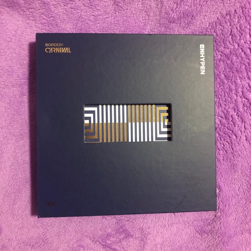 Album Only Enhypen Border Day Carnival Up Version + Folded Poster (QR code belum di scan)