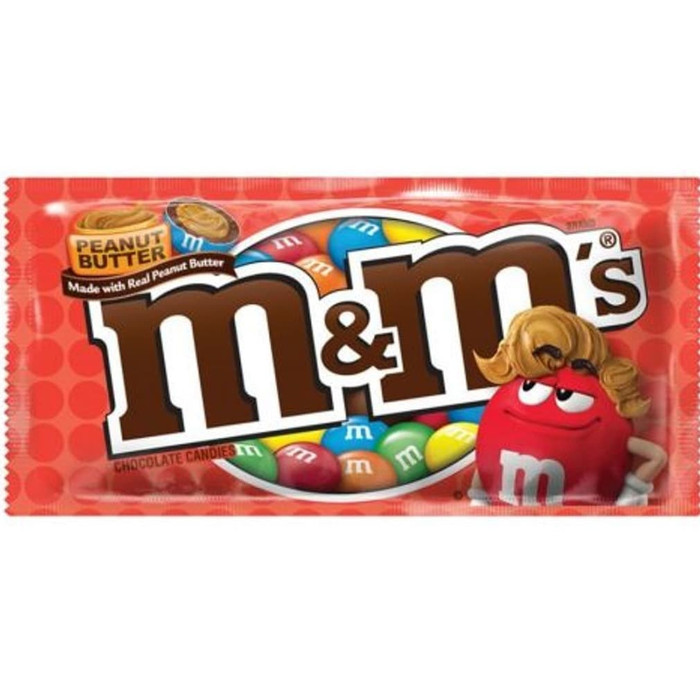 

M&M Peanut Butter 1.63 oz (46.2 oz) - cokelat rasa selai kacang