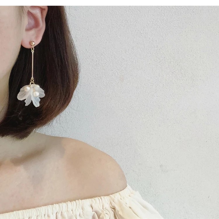 Anting Fashion Wanita Import Anting Korea Style Model Stud Bunga Mix Mutiara Termurah 172