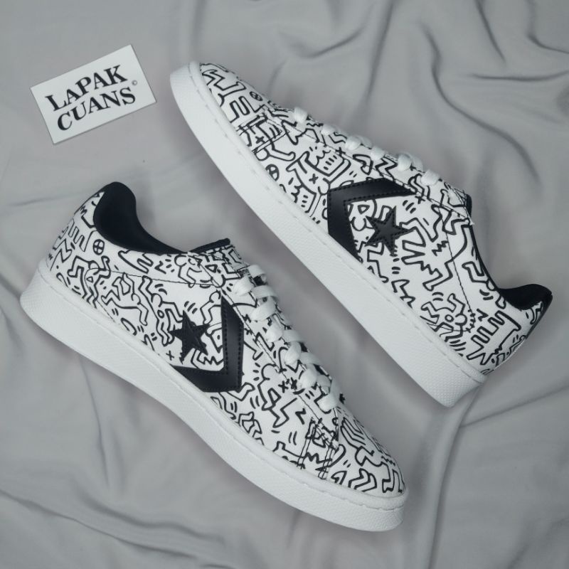 CONVERSE PRO LEATHER X KEITH HARING ORIGINAL RESMI