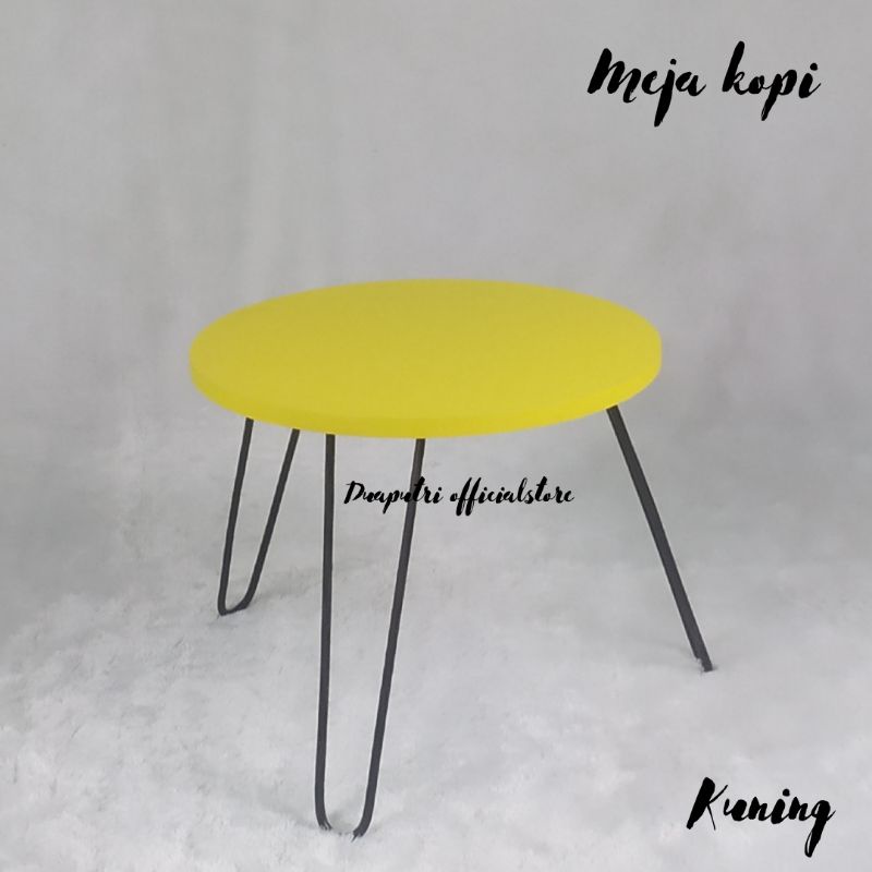 meja kopi bulat diameter 40 / cofee table