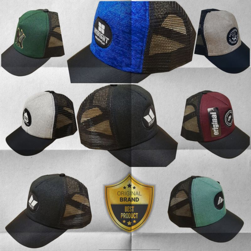 [COD] TOPI TRUCKER PRIA TOPI TRUCKER DISTRO TOPI JARING DISTRO