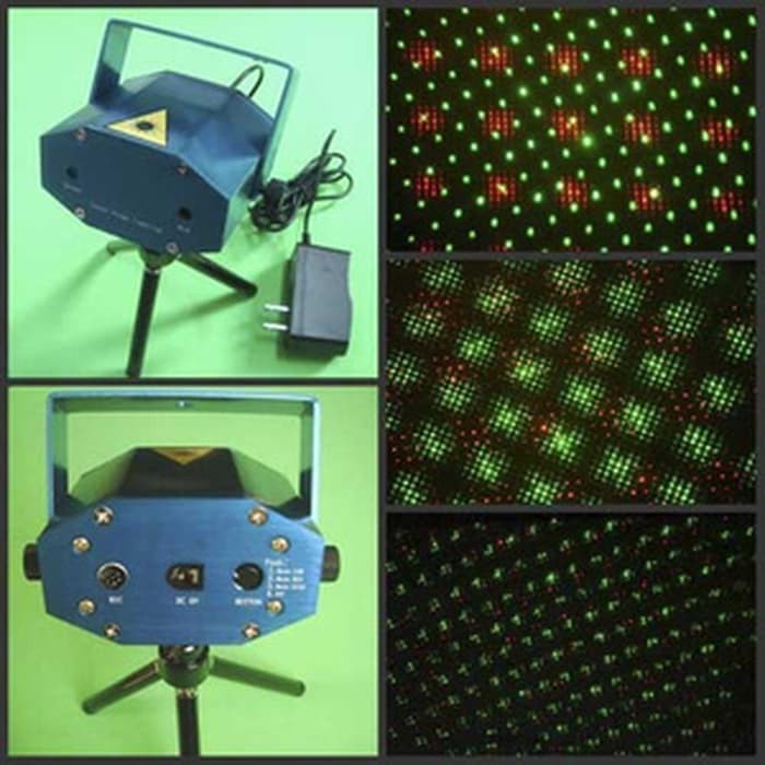 Barangunik2021-Mini Laser Stage Lighting / Ministage Laser Sensor Musik Disco