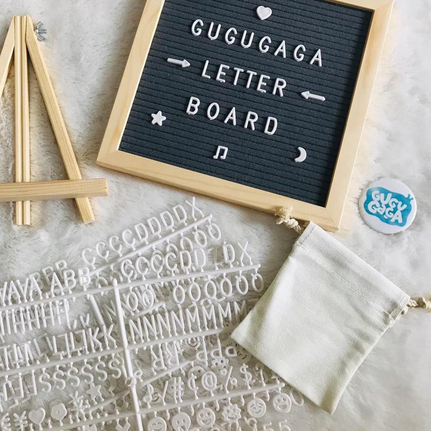 

Flash Sale GUGUGAGA | Letter Board / Papan Nama Bayi / Felt Letter Board / Papan Tulis Custom