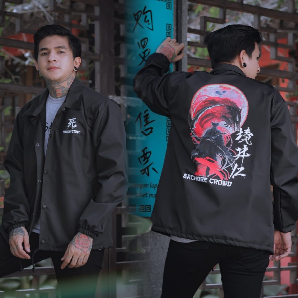 Coach Jacket-Jacket Coach Salvio Hexia-Jaket Murah-Jaket Pria-Jaket Wanita-Jaket Terbaru-G6 Shinigami AC