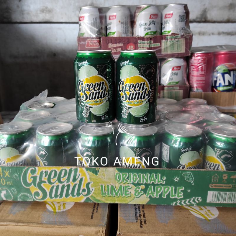 

Green Sands Original: Lime & Apple Kaleng 330 ml - 1 DUS (24 klg)