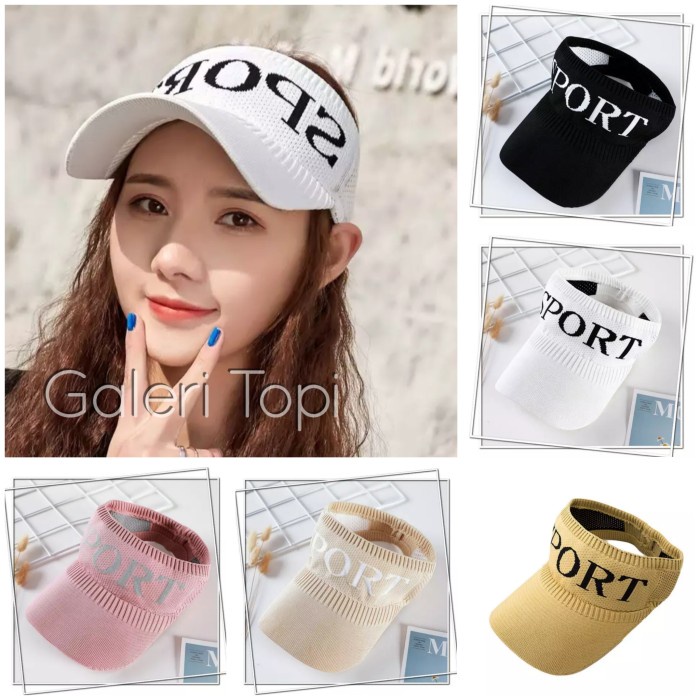Topi Olahraga Wanita, Sport Topi baseball Golf, Topi Sepeda Pria Putih