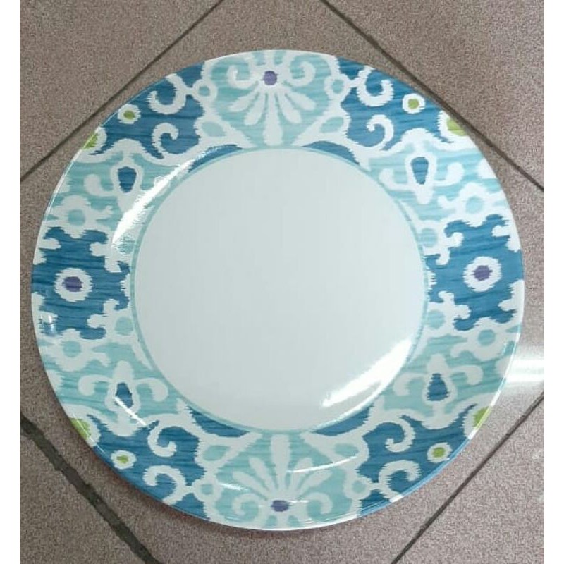 DINNER PLATE BATIK PIRING SANGO KERAMIK HIAS CANTIK TABLEWARE WALL DECOR