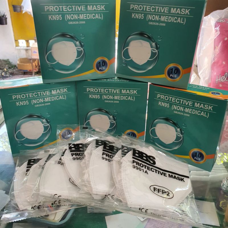 MASKER KN95 PUTIH/KN95 HITAM