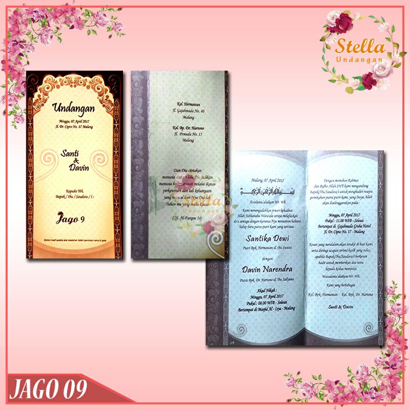 Blangko Undangan Jago 09/ Blangko Undangan Kosongan