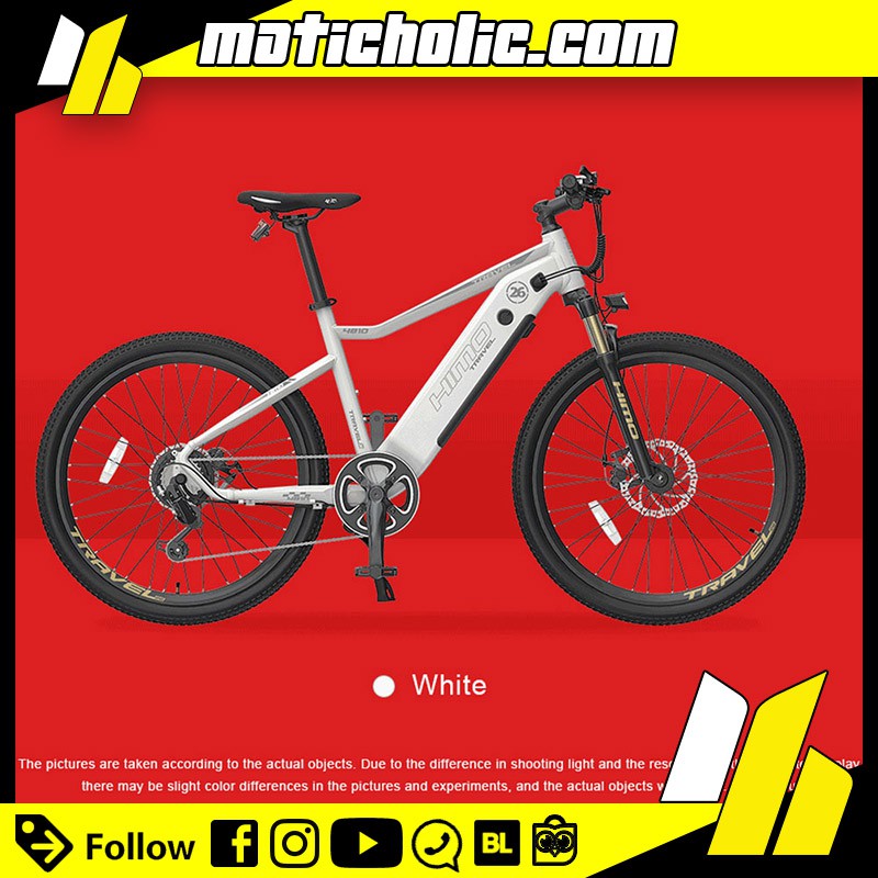 Xiaomi HIMO C26 Sepeda Gunung Elektrik 250W 100KM - White