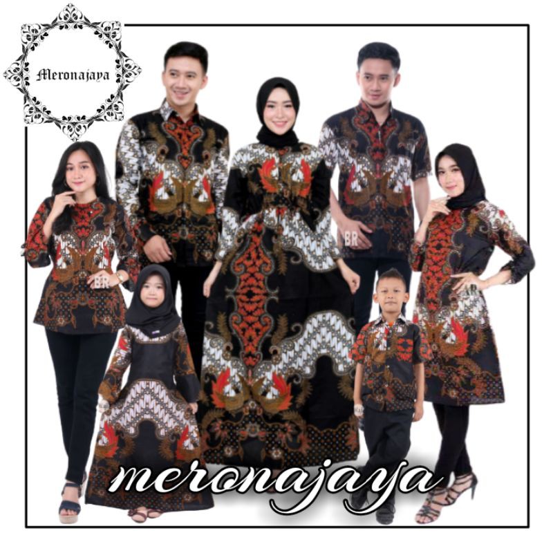 BANG JAGO | Batik couple keluarga modern batik keluarga gamis jumbo termurah di shopee Baju batik keluarga