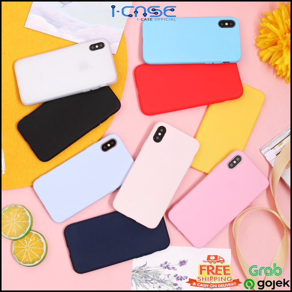 CANDY SILICONE SOFT CASE ALL TYPE IPHONE  11 PRO MAX X 6 7 8 Plus