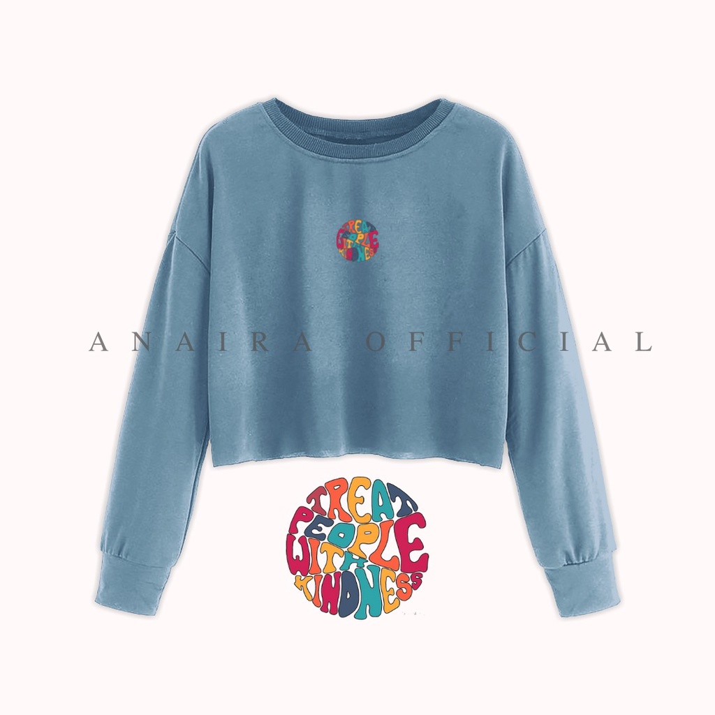 SWEATER CROP TREAT PEOPLE ANAIRAOFFICIAL