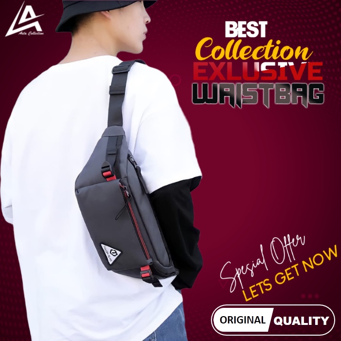 Tas Selempang Pria Kulit Tas Selempang Cowok Sling Bag Pria Distro Import Original Waterproof