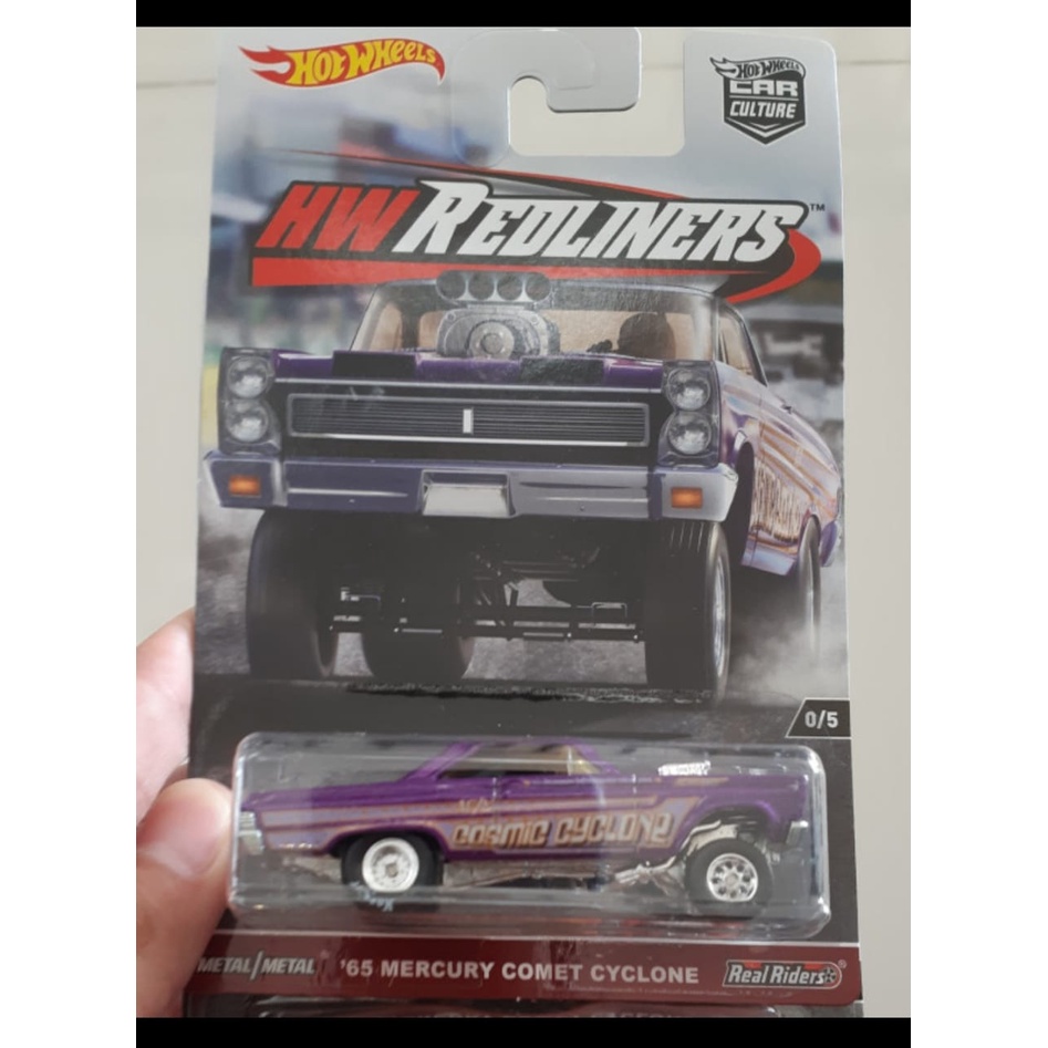 Hot Wheels 65 Mercury Comet Cyclone HW Redliners Car Culture Premium Boxed Set RLC Red Line Club HW Hotwheels