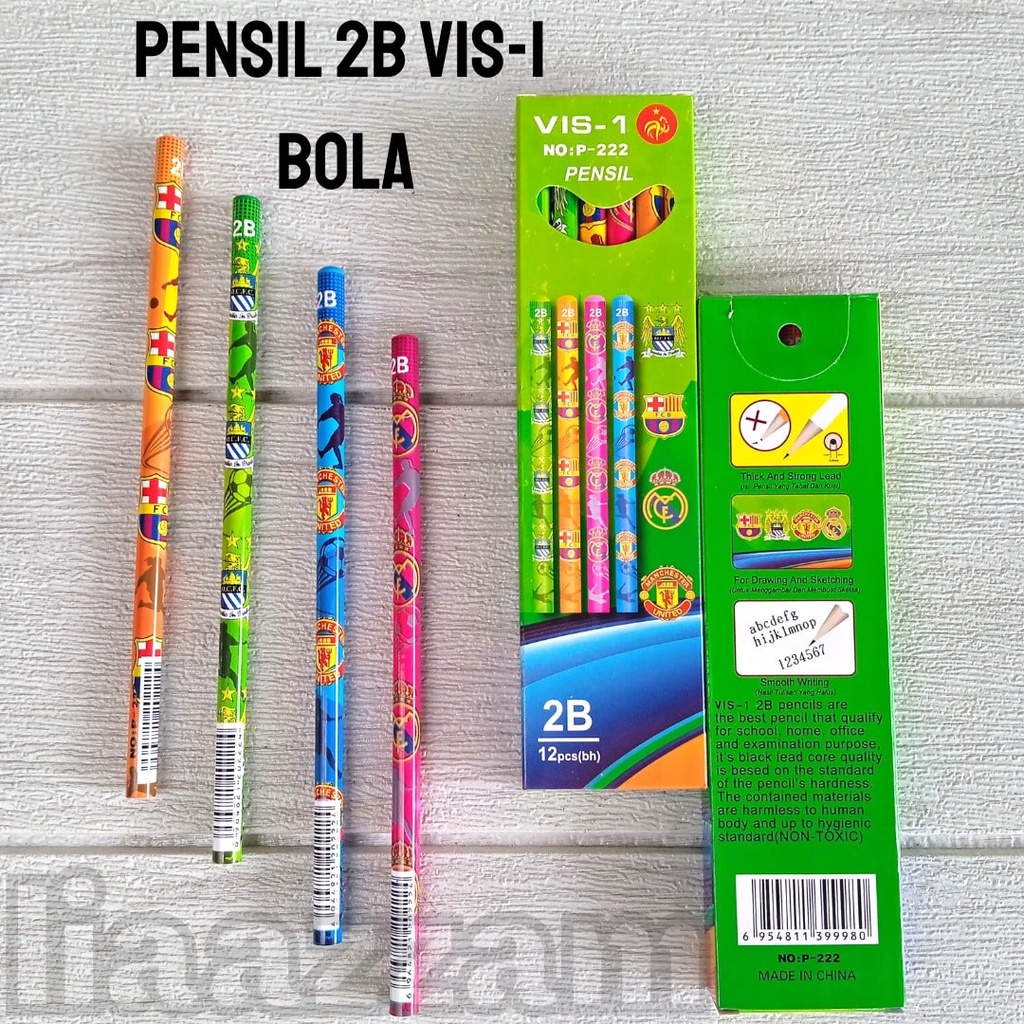 

PENSIL 2B VIS-1 BOLA