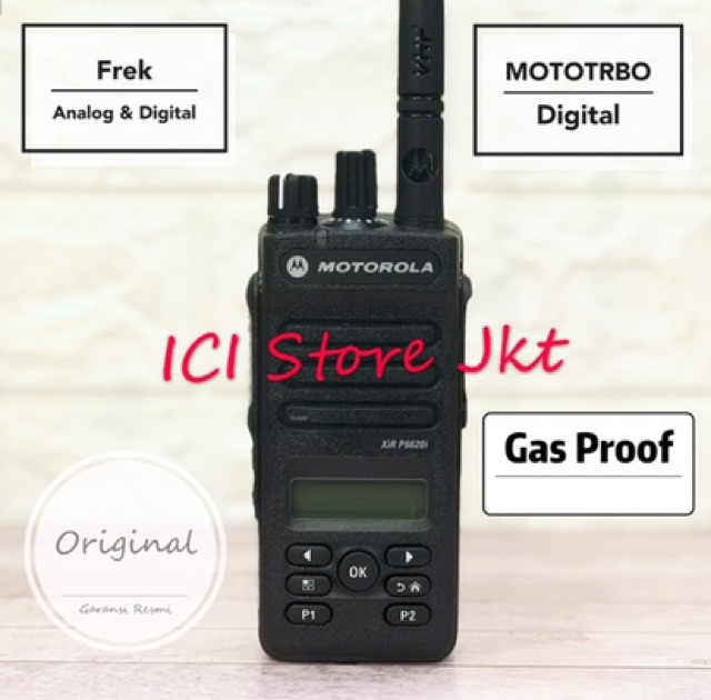 Ht Motorola XIR P6620 TIA VHF Gas Proof