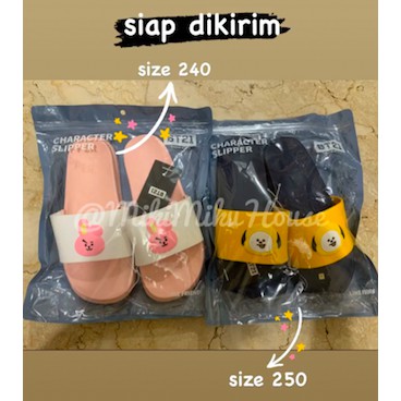 SENDAL BT21 MUSINSA FACE SLIPPER OFFICIAL ORIGINAL L BTS CHARACTER COOKY TATA RJ POP BABY DREAMING