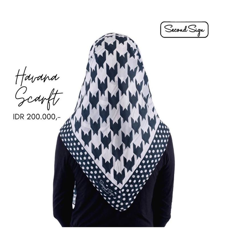 SECOND SIGN HAVANA SCARF