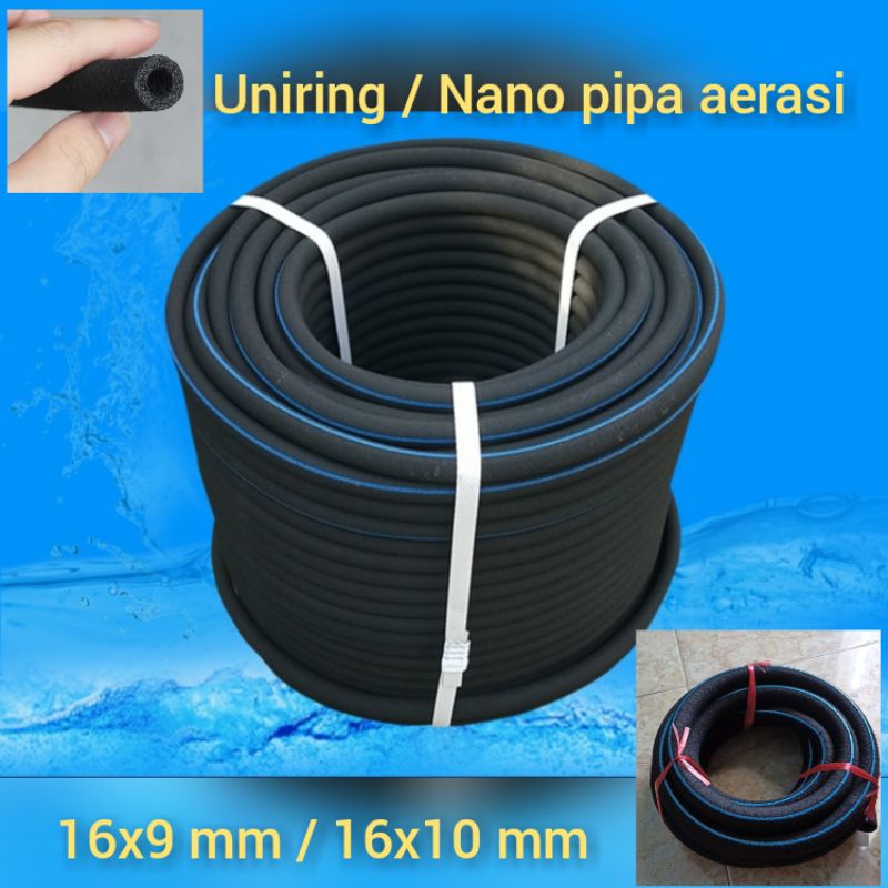 uniring 10/16 mm aeratube nanotube selang aerator gelembung oksigen