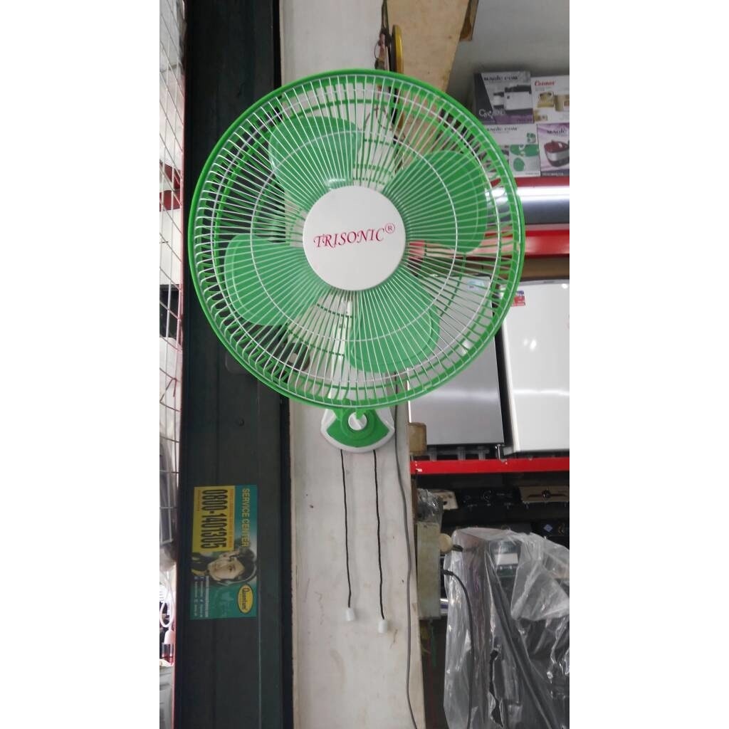 Kipas Angin dinding TRISONIC / kipas tembok / wallfan Besar 16 inci