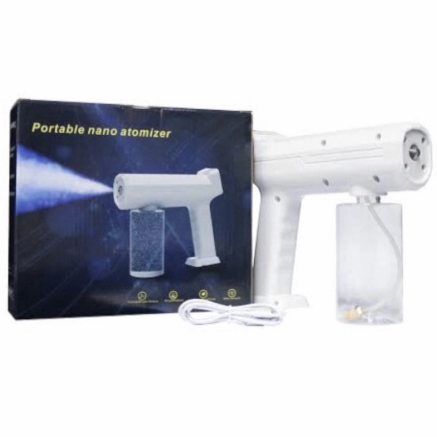 Disinfectant Gun Portable Nano Spray With Atomizer UV Light Wireless