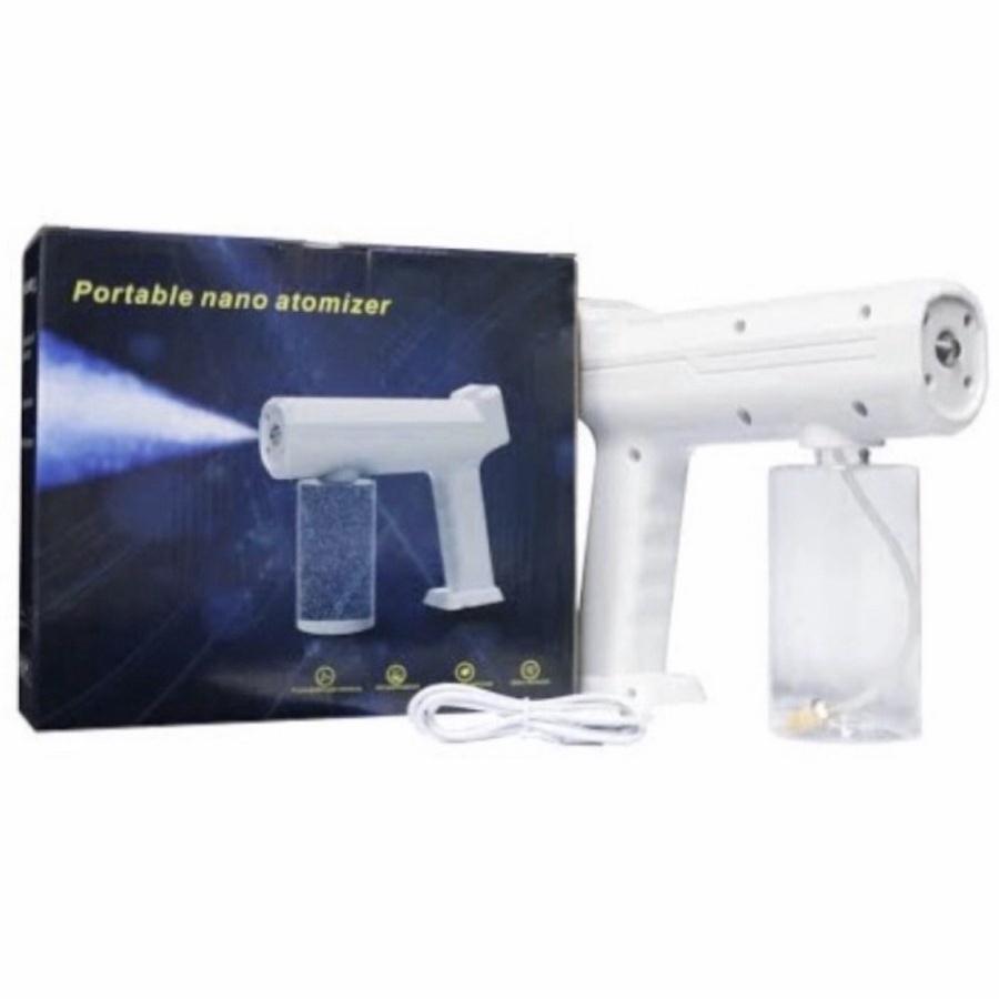 Disinfectant Gun Portable Nano Spray With Atomizer UV Light Wireless