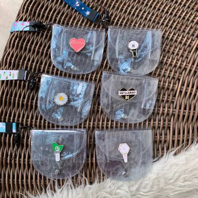 

Transparant wallet KPOP (free lanyard)