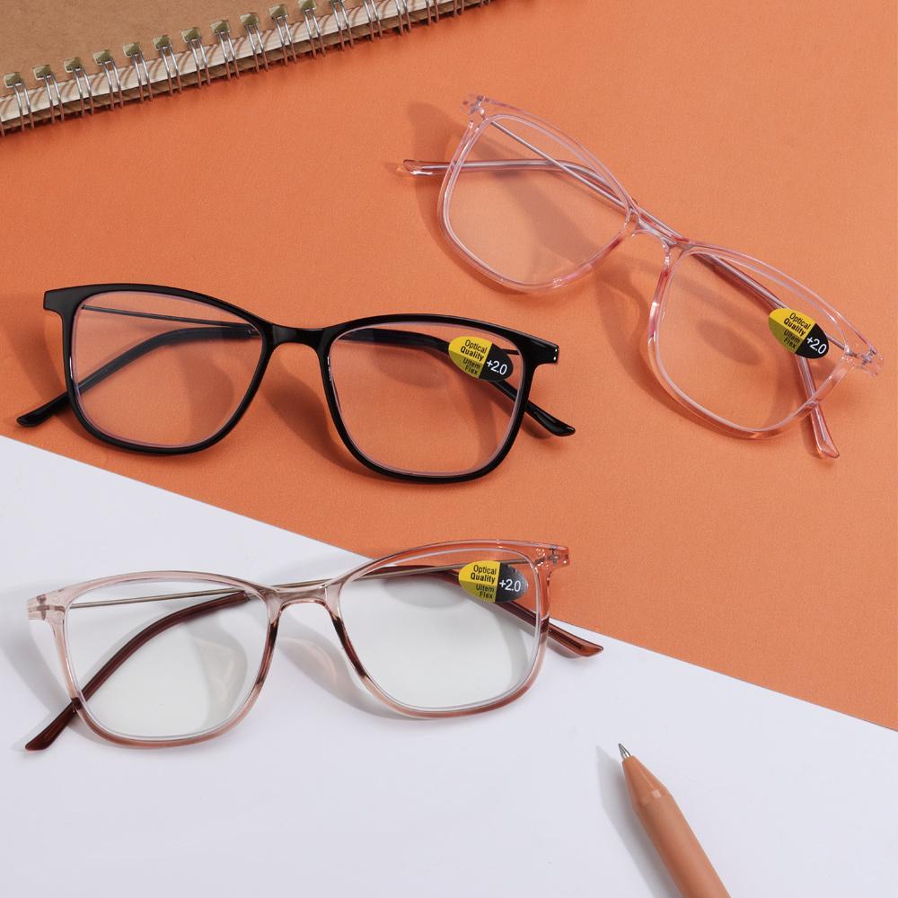 Wonder Kacamata Baca Fashion Portable Pelindung Mata Vintage Ultra Ringan Frame