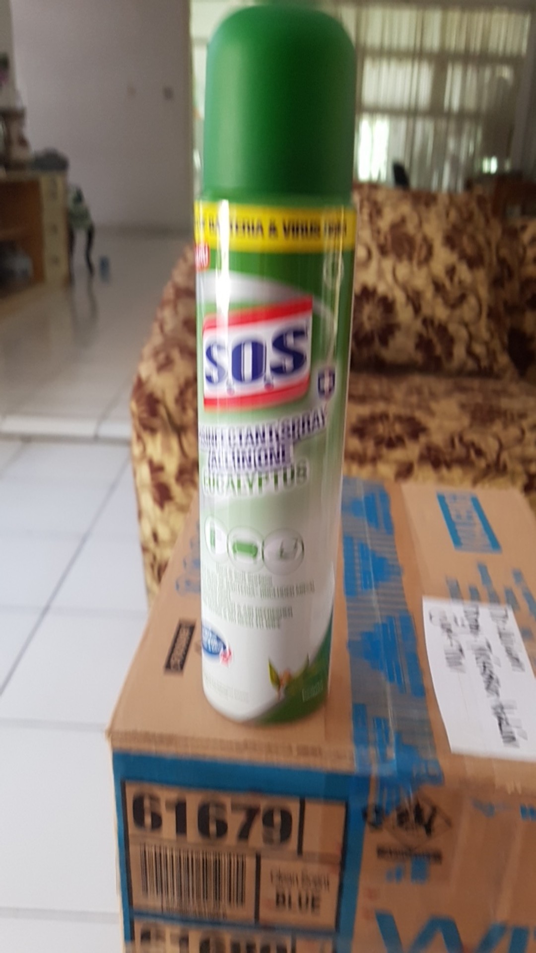 Sos Disinfectant Spray All In One Eucalyptus 250 Ml/sos Disinfektan Spray 250 Ml Terlaris