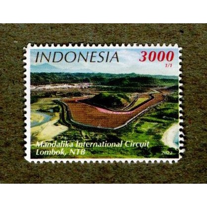 

Perangko Indonesia 2022 Mandalika International Circuit Lombok NTB MNH
