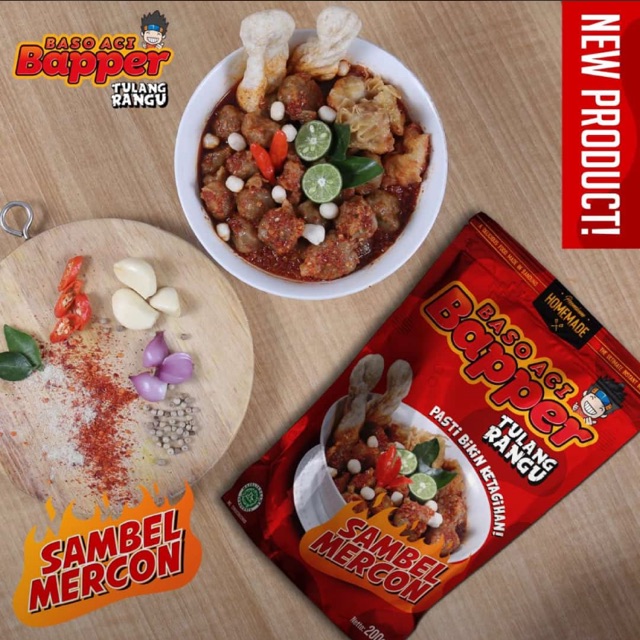 

Baps Aci Bapper Tulang Rangu Sambel Mercon