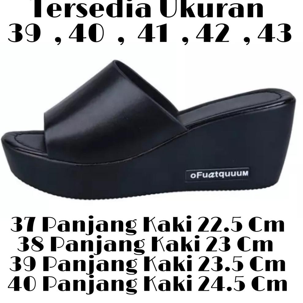 [PRODUK QZWVE] LUTTON - SANDAL WANITA WEDGES H9N
