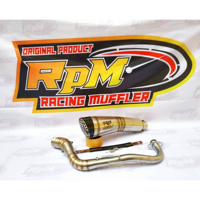 Knalpot R9 H2 Nmax - Aerox - Nmax 2020 - Beat - Scoopy - Vario 150