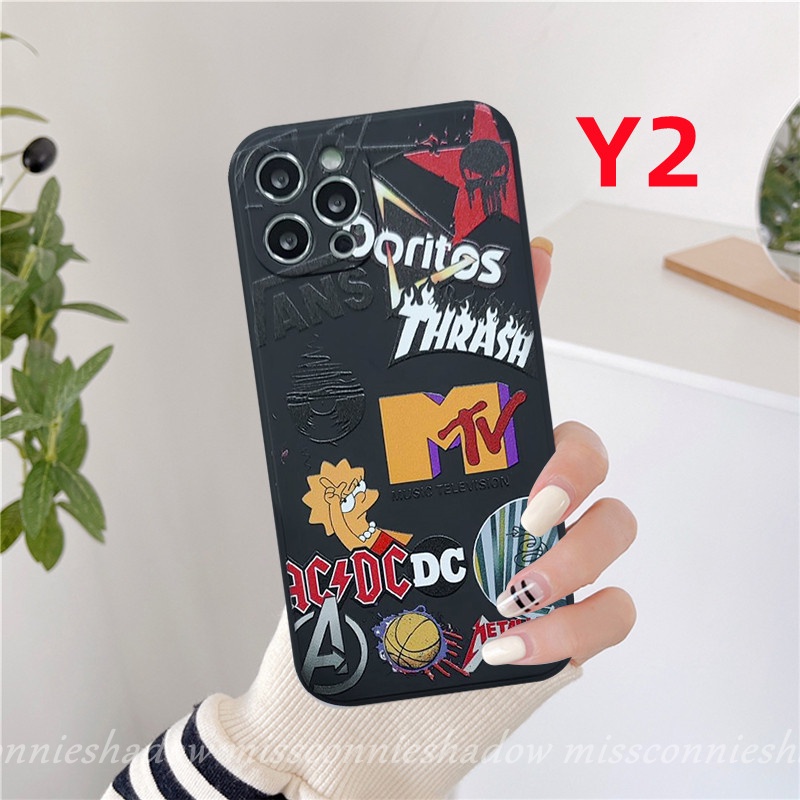 Soft Case Desain Stiker Label Sim Untuk Oppo A15 A76 A33 A74 A5S A95 A96 A52 A36 A72 A54 A12 A7 A12E A92 A53 Reno 7 4F 5F 4Lite 611 A16 Pro A11