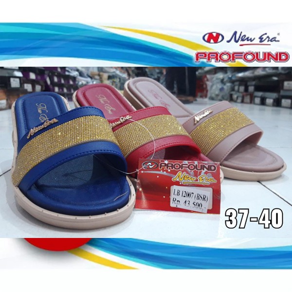 Sandal Wanita New Era Slop Lb 12007 Uk 37 40 Ayo Diorder Di Igj Store Shopee Indonesia