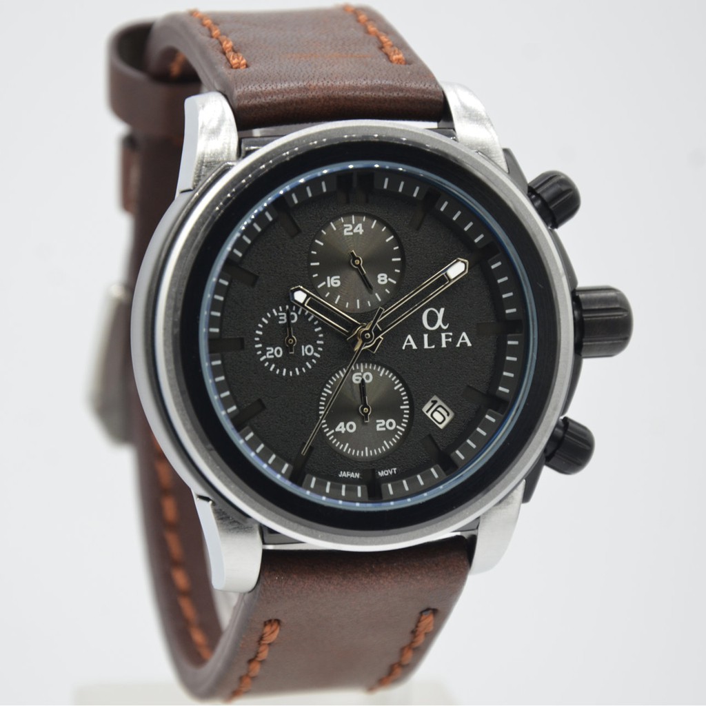 Jam Tangan Pria Ol Alfa - Sporty Quality - Waterresits