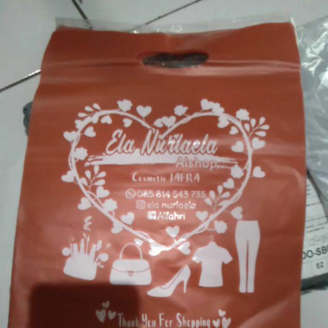 Plastik Plong Sablon Ukuran 25x35 Cm