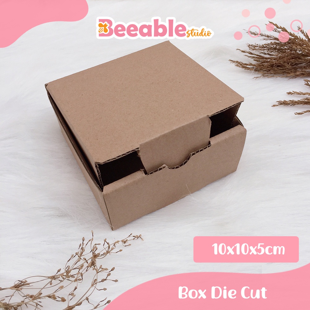 

[10x10x5cm] Box Die Cut Packaging Kotak Dus Packing Hampers
