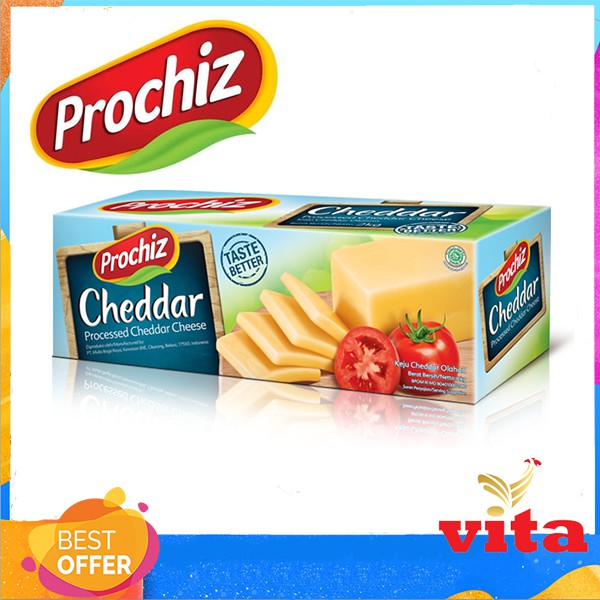 

Keju Premium Cheddar Block Cheese Prochiz 2kg