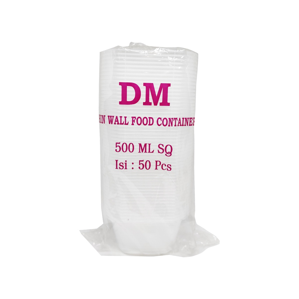 DM, THINWALL SQ 500 ML