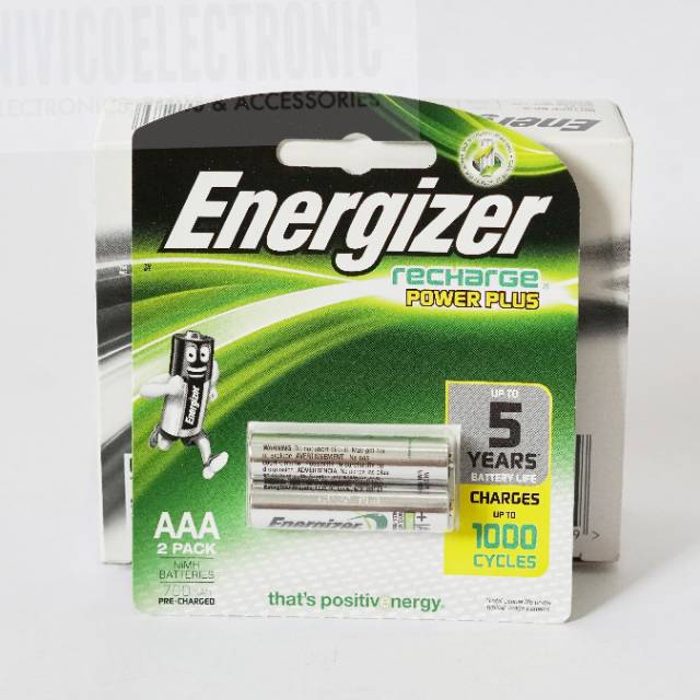 Baterai Energizer AAA recharge power plus