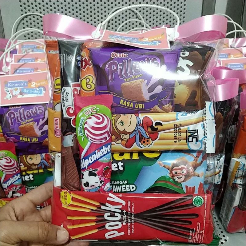 Bingkisan Snack Ulang Tahun Anak// Hampers Ulang Tahun Anak