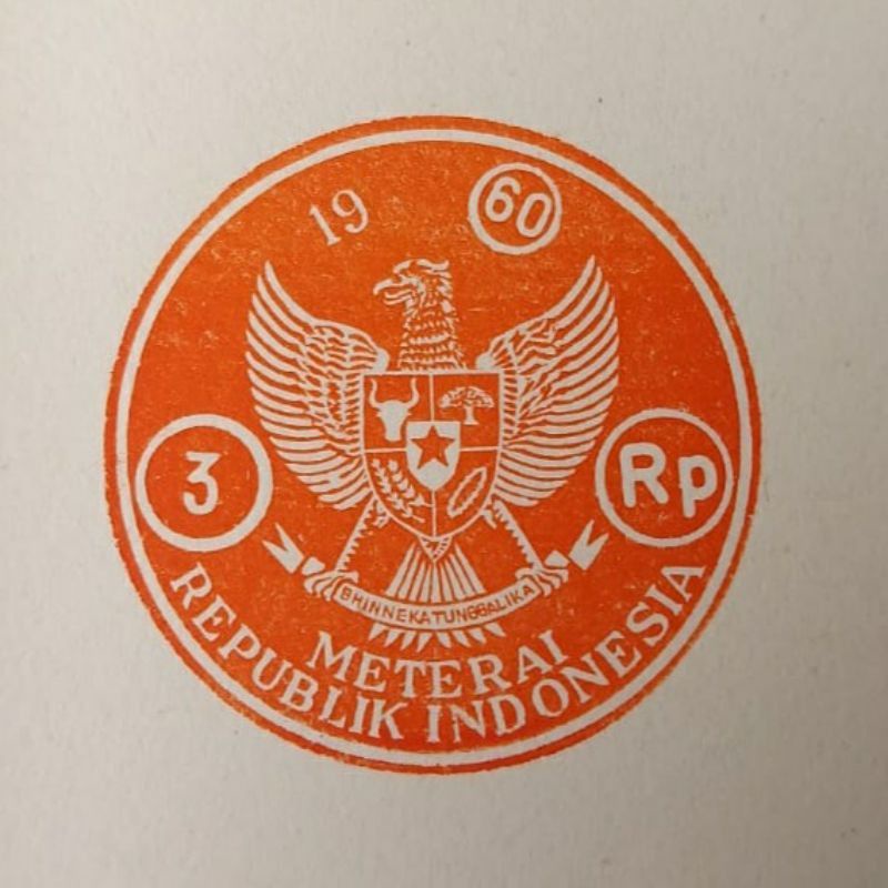 

Kertas Segel Asli Tahun 1960 Double