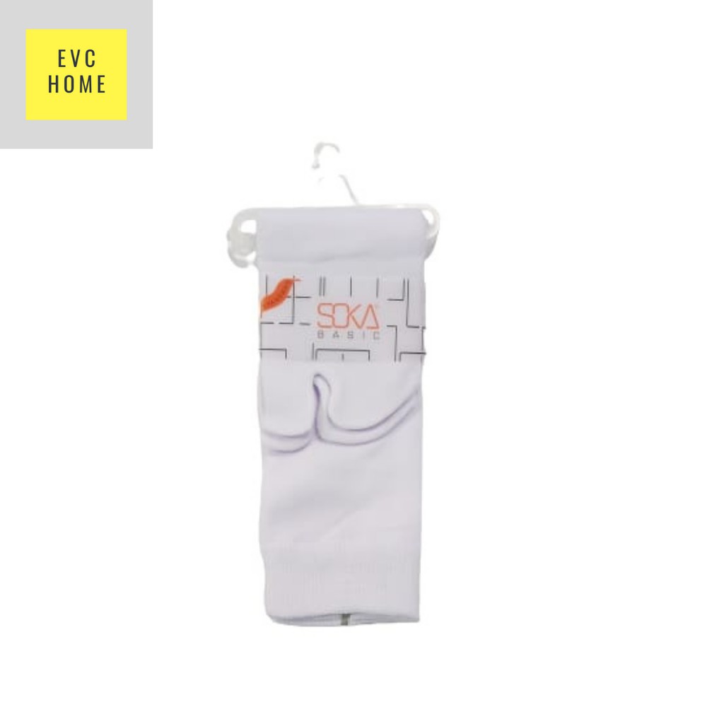 EVCHOME Kaos Kaki Soka Jempol M Basic - Kaos Kaki muslim - Kaos kaki wanita - Original-Putih